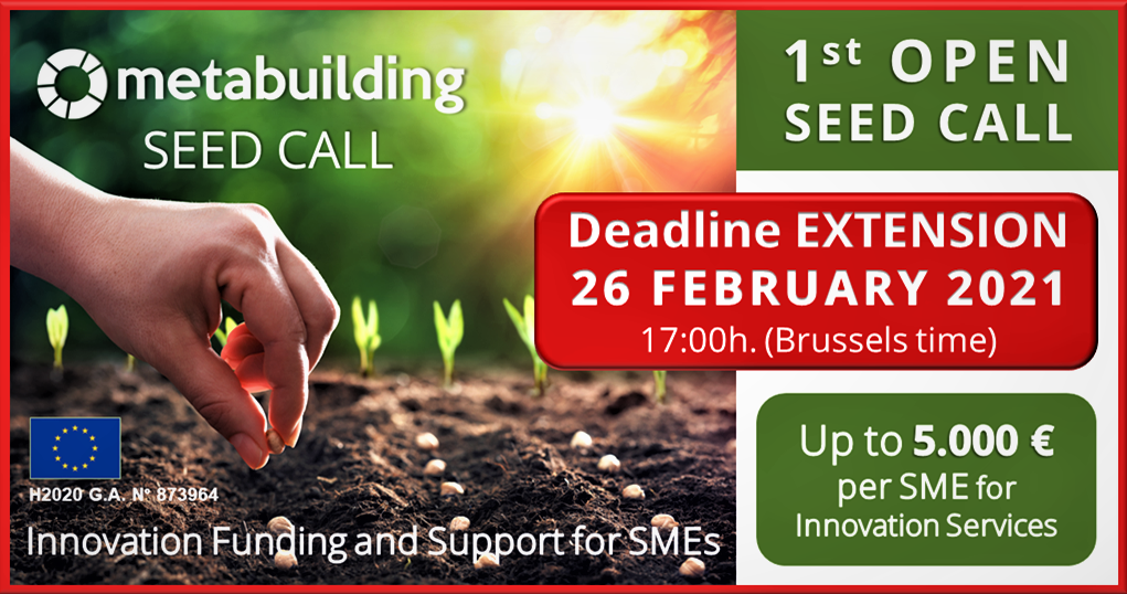 METABUILDING DEADLINE EXTENSION 1st seed call banner