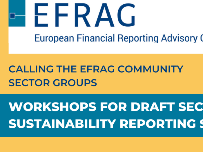 CALLING THE EFRAG COMMUNITY SECTOR GROUPS