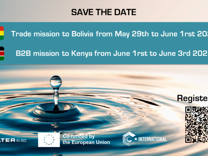 save the date trade mission Bolivia and B2B mission Kenya
